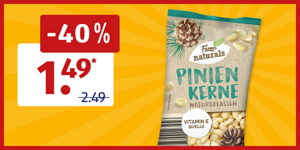 Pinienkerne im Angebot
