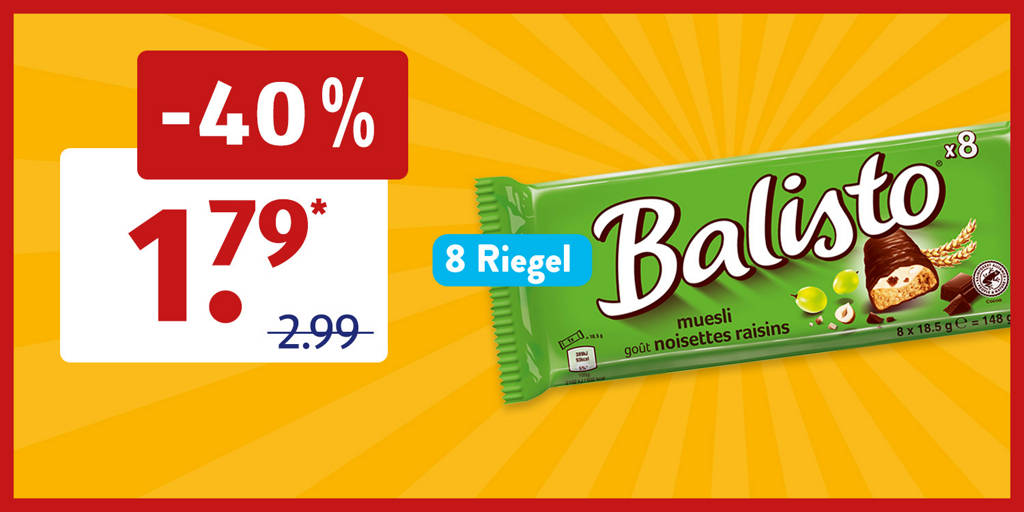 Balisto Müsli 8-Pack im Angebot