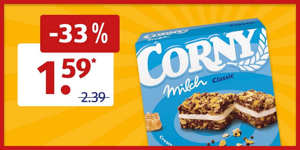 Corny Riegel im Angebot