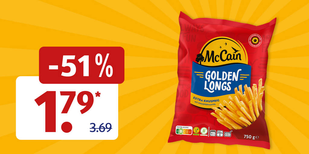 Mccain Golden Long Pommes 750 g
