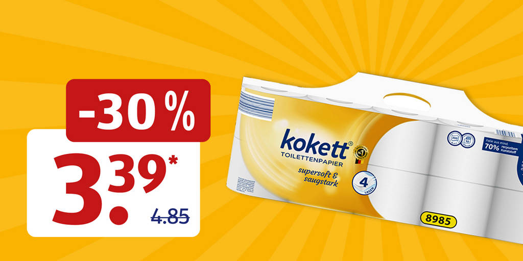 Kokett Toilettenpapier 4-lagig