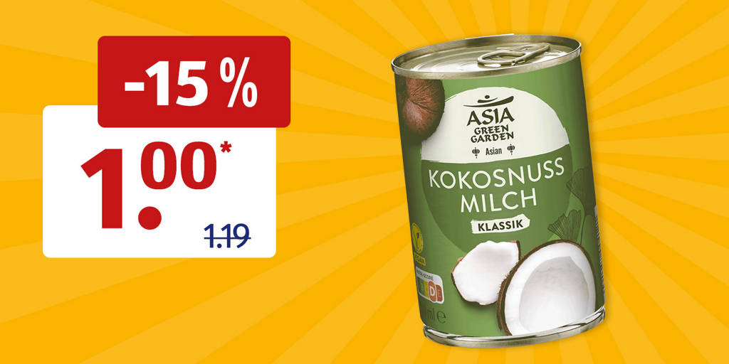 Asia Green Garden Kokosmilch im Angebot