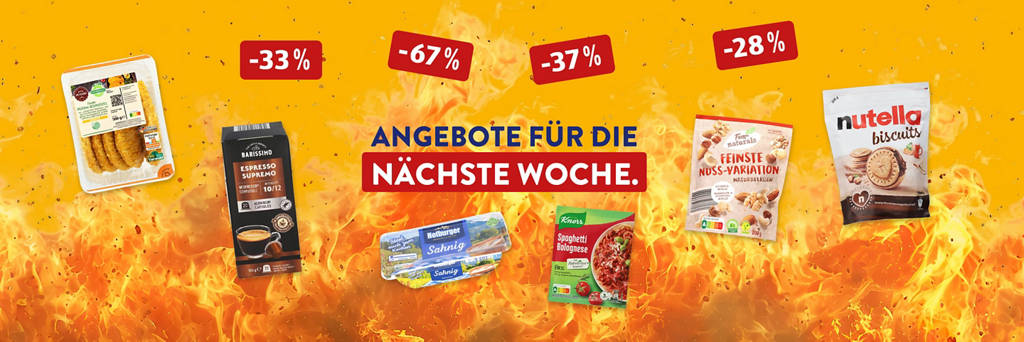 Top Angebote der nächsten Woche.