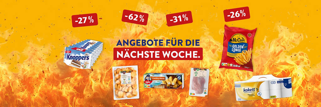 Top Angebote der nächsten Woche.