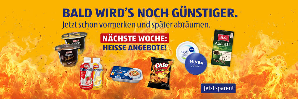 Angebote der nächsten Woche