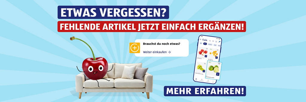 Etwas vergessen? Fehlende Artikel jetzt einfach ergänzen!