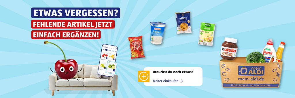 Etwas vergessen? Fehlende Artikel jetzt einfach ergänzen!