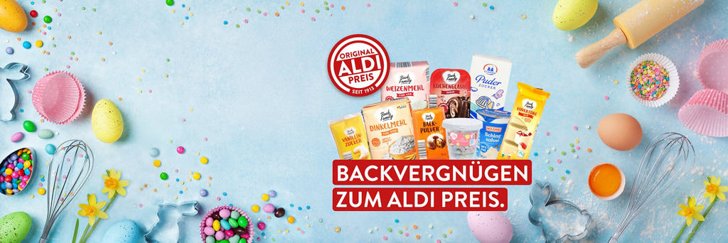 Osterbacken mit Back Family Produkten im Angebot