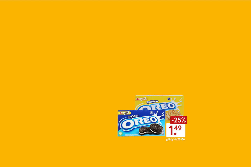 OREO-Kekse - 1,49€ - gültig bis 29.06.