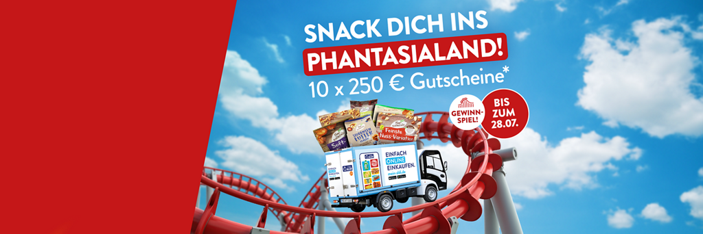 Snack dich ins Phantasialand - Automatische Gewinnspielteilnahme bei Kauf eines Natural Farmers Produkt