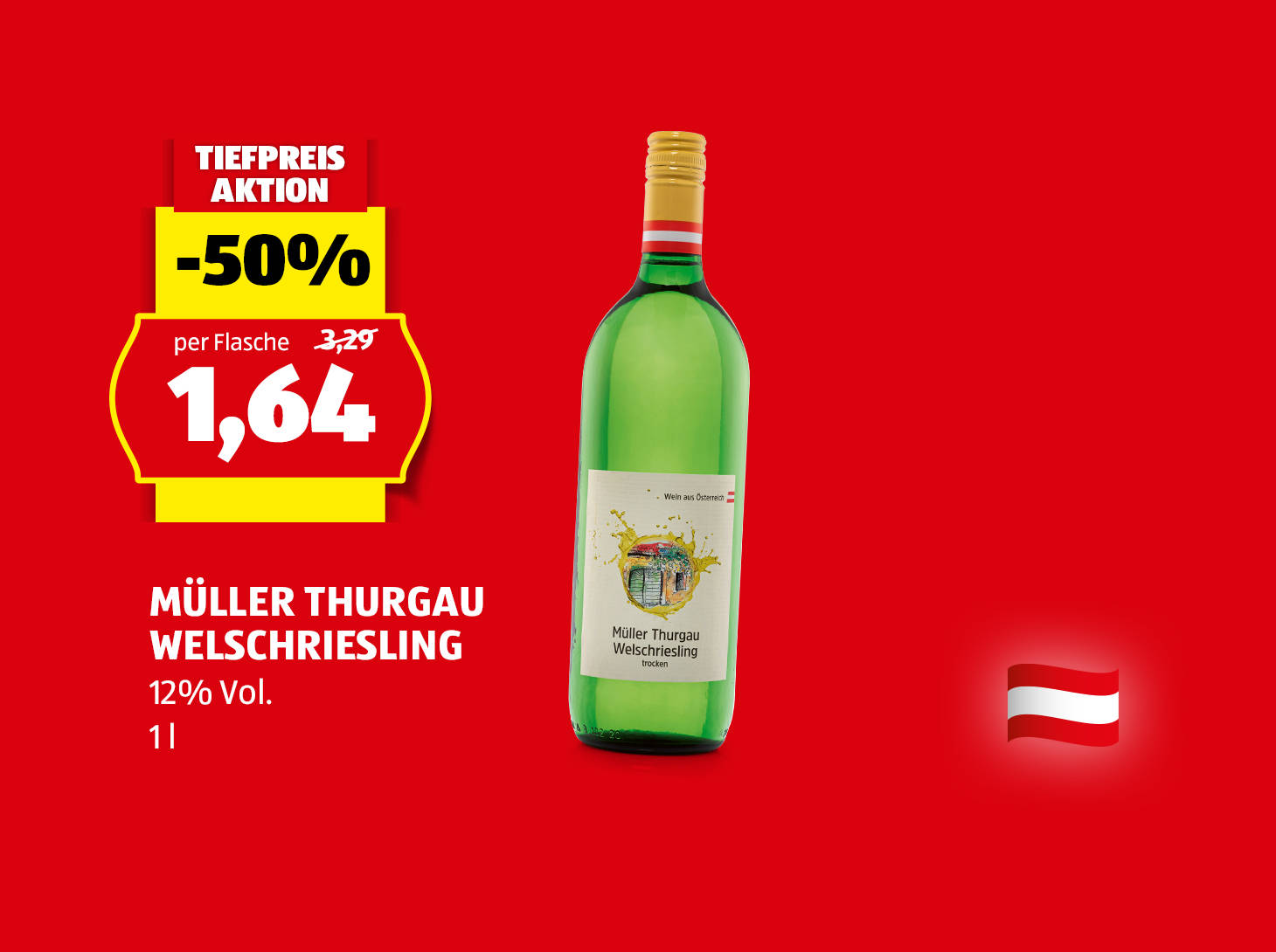 Müller Thurgau Welschriesling, € 1,64