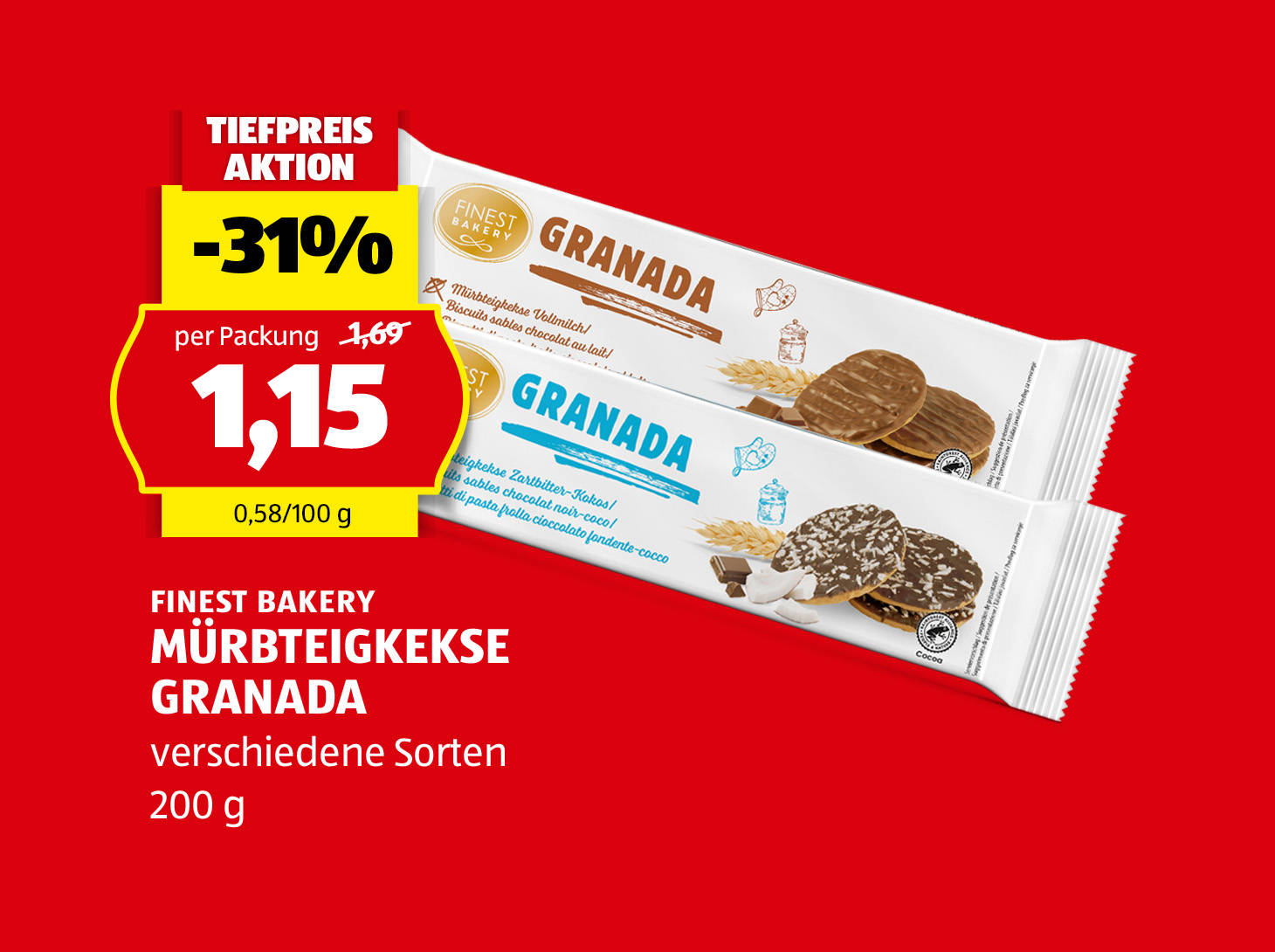 Mürbteigkekse Granada
