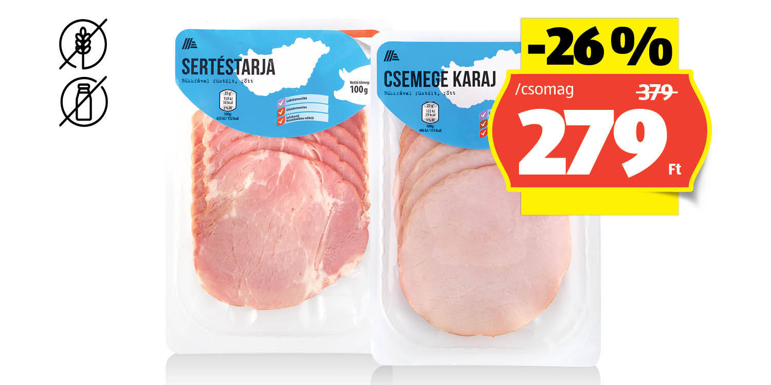 Sertéskaraj vagy sertéstarja, 100 g/csomag