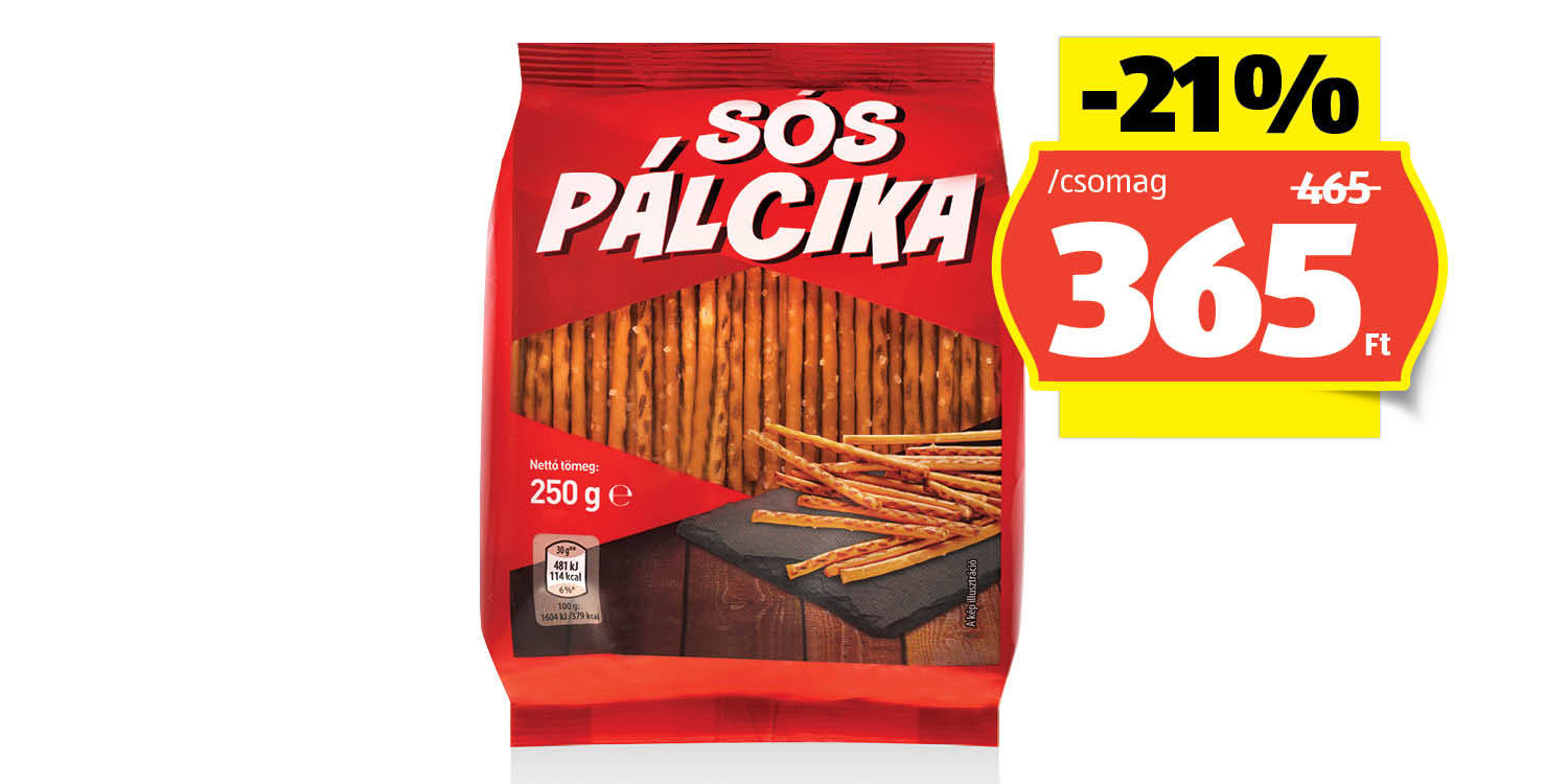 Sós pálcika, 250 g/csomag