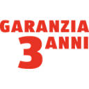 Garanzia 3 anni testo rosso