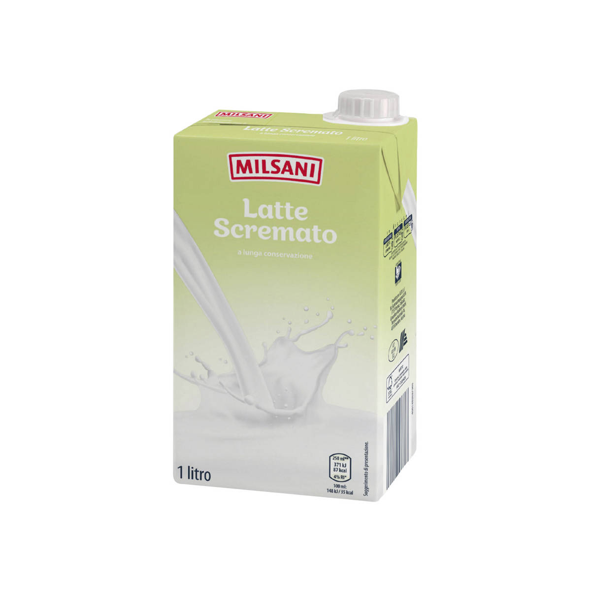 latte scremato uht