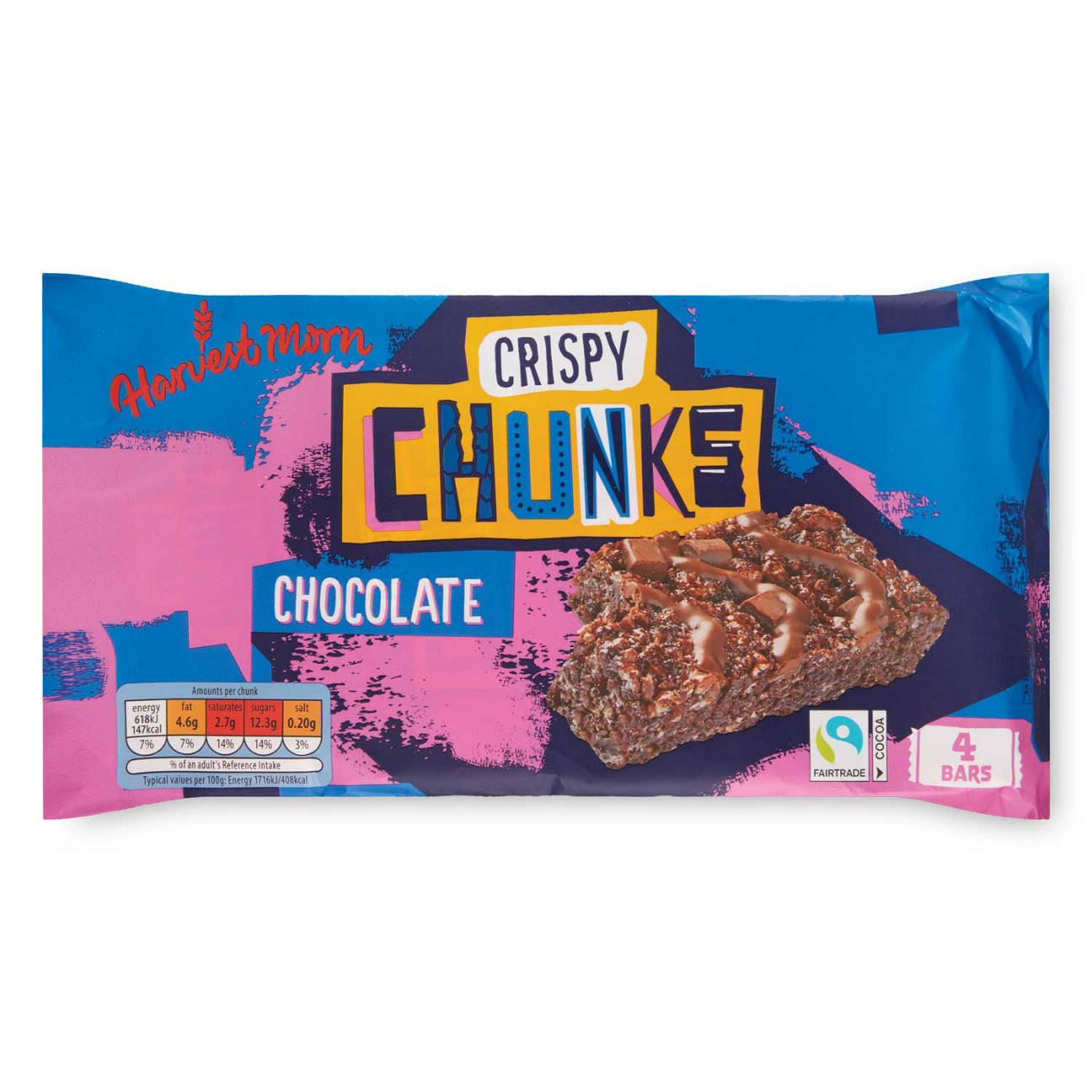 Chocolate Crispy Chunks 4 Pack | ALDI UK