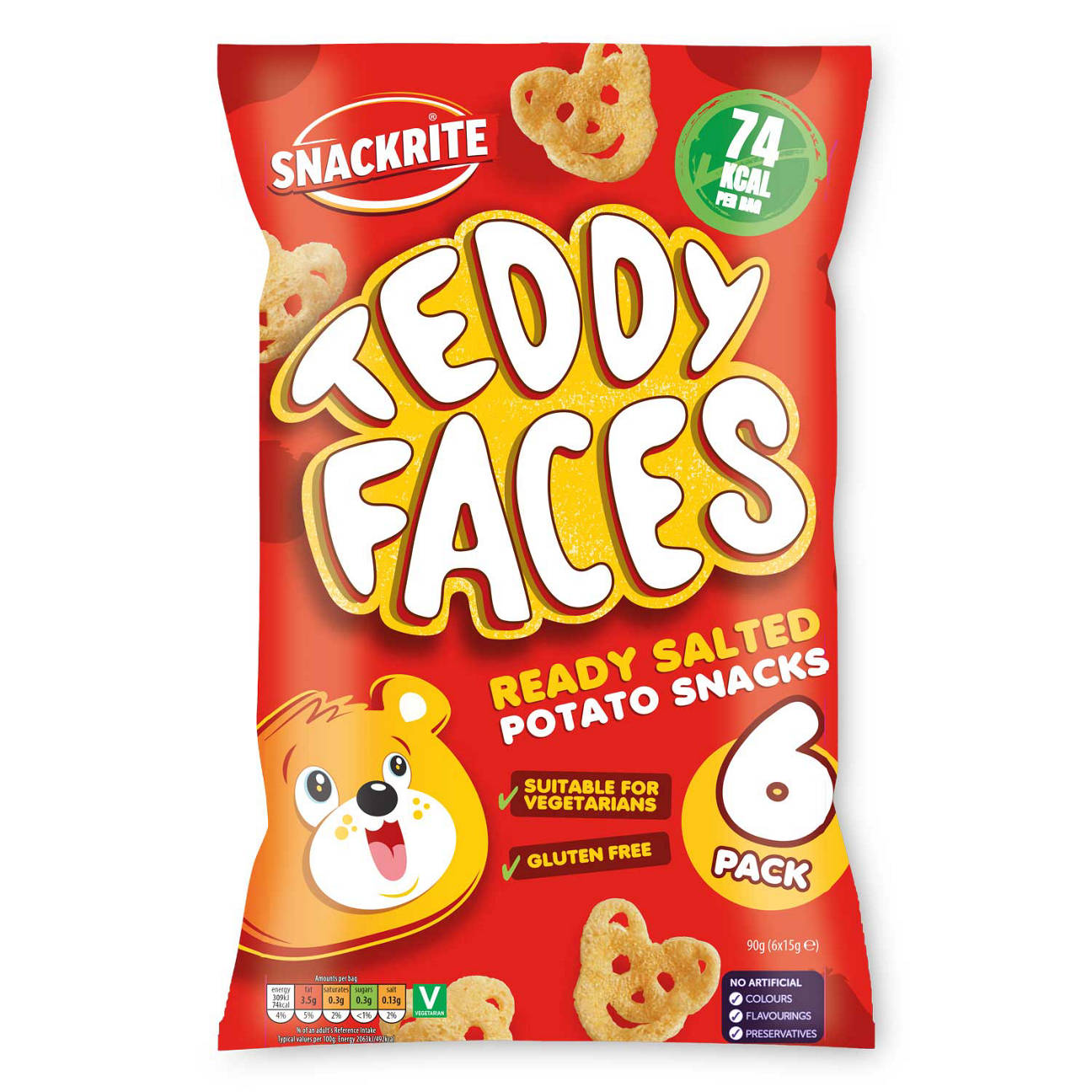 Teddy Faces 6 Pack | ALDI UK