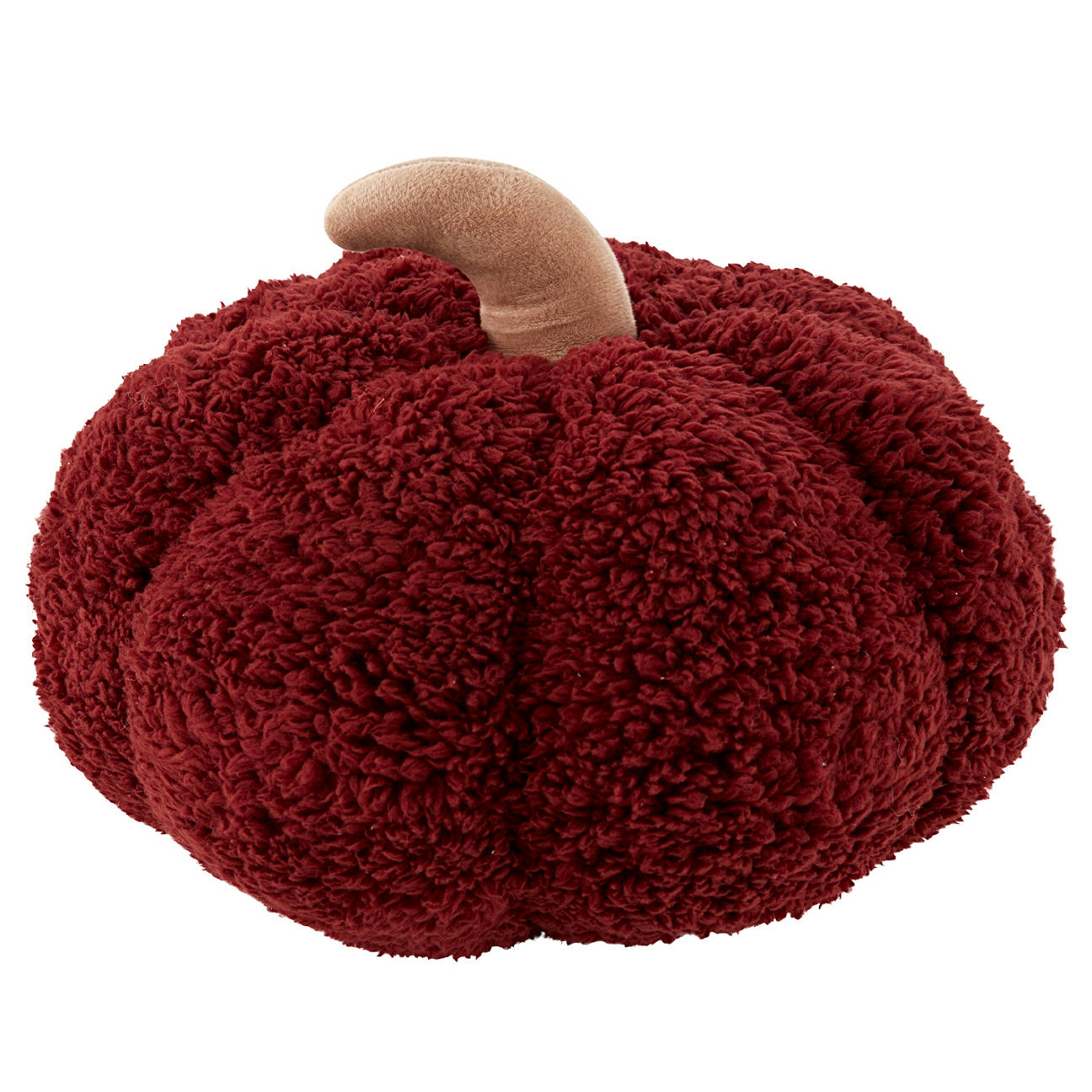 Herbst-Kissen, Sherpa, Braun