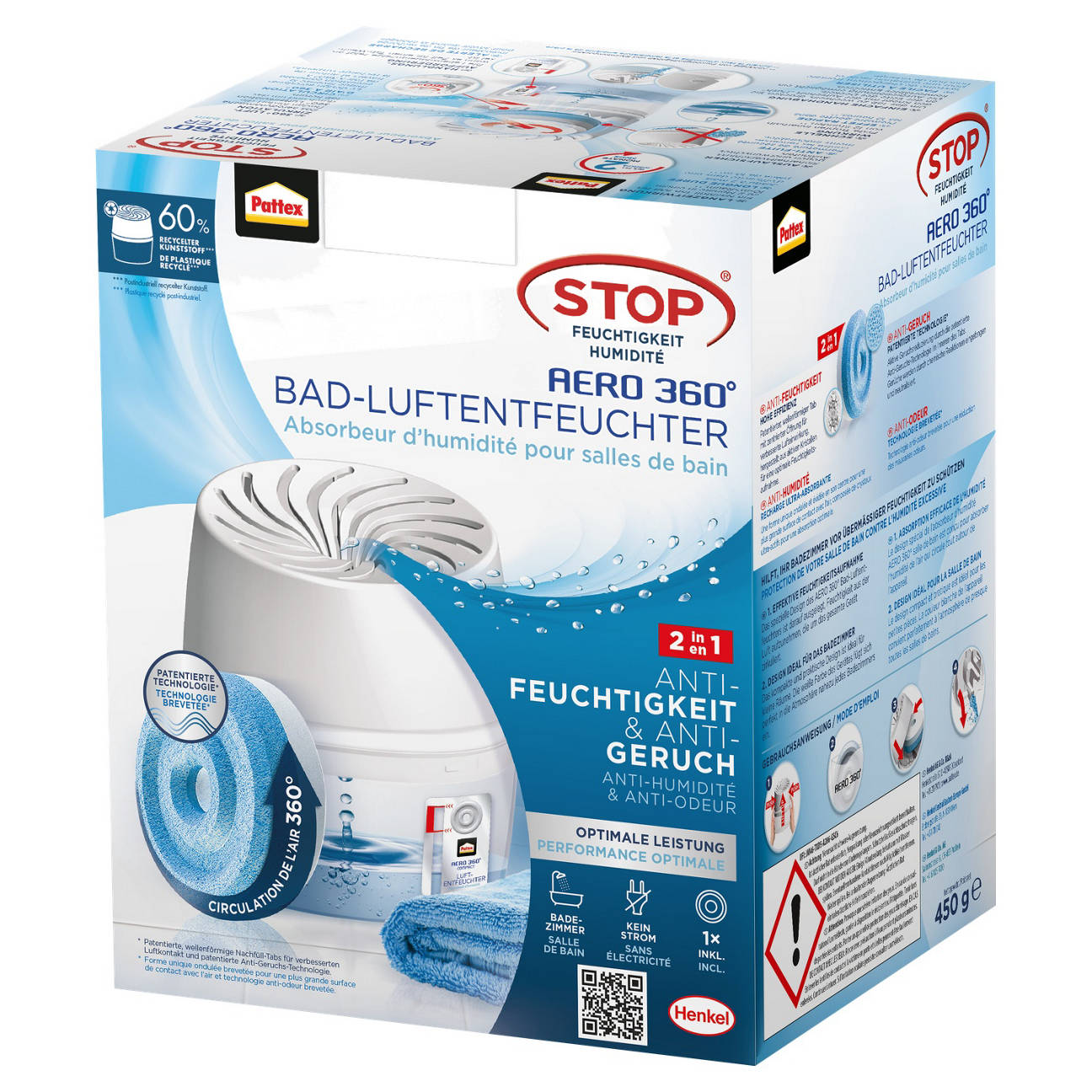 AERO 360° Luftentfeuchter, Bad-Luftentfeuchter