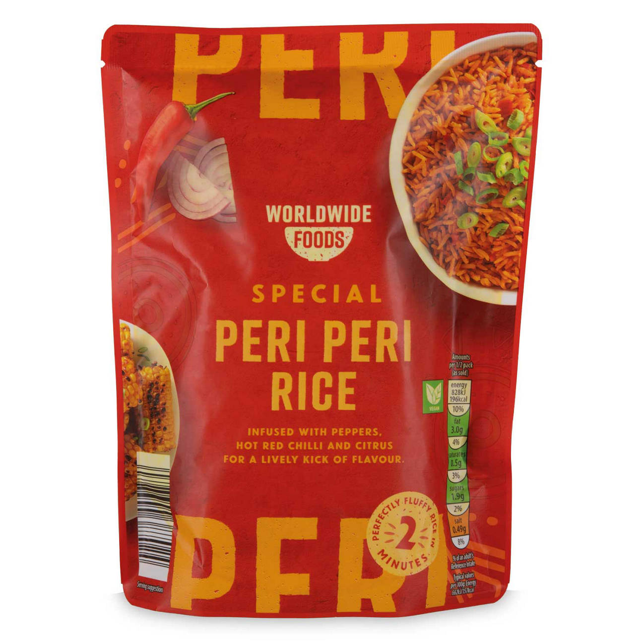 Peri Peri Rice Pouch | ALDI IE