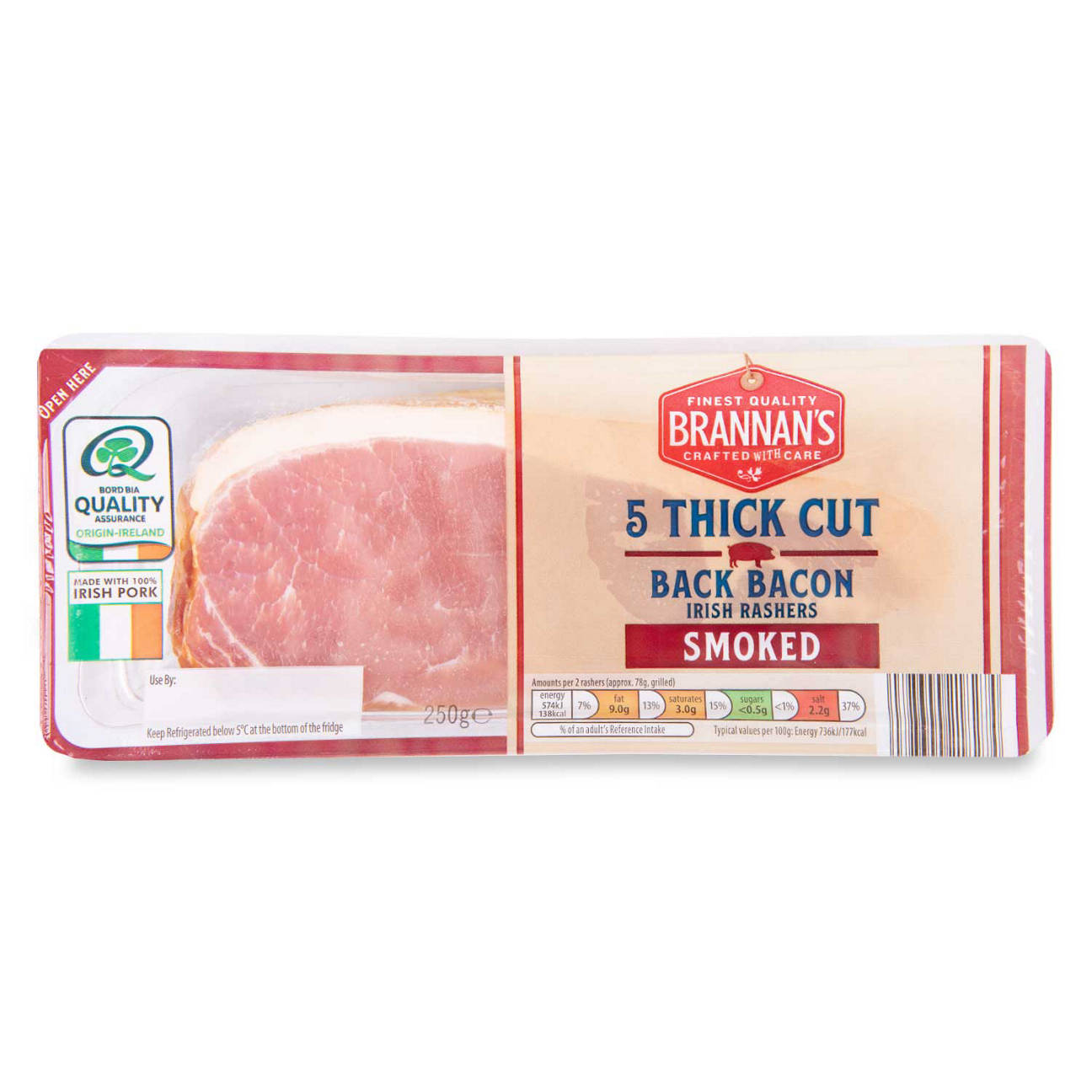Irish Thick Cut Smoked Back Bacon 5 Pack | ALDI IE