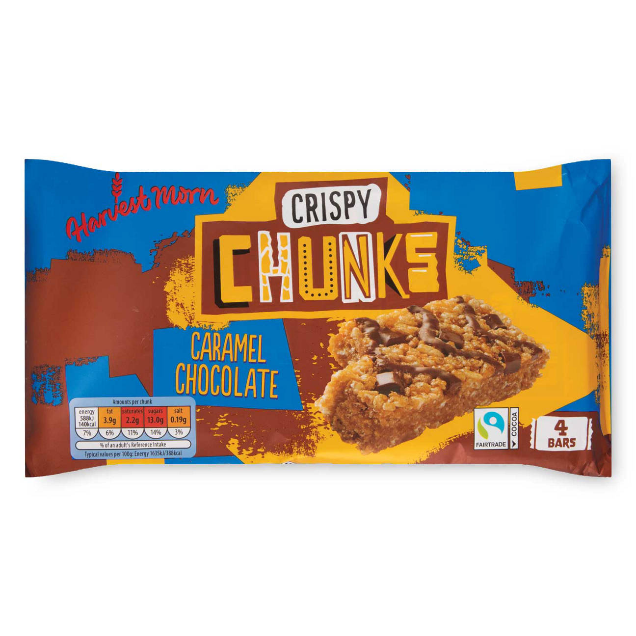 Caramel Chocolate Crispy Chunks 4 Pack | ALDI UK