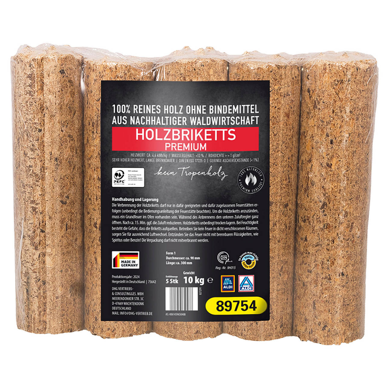 Wunderbar Holzbriketts Angebot Aldi Bild