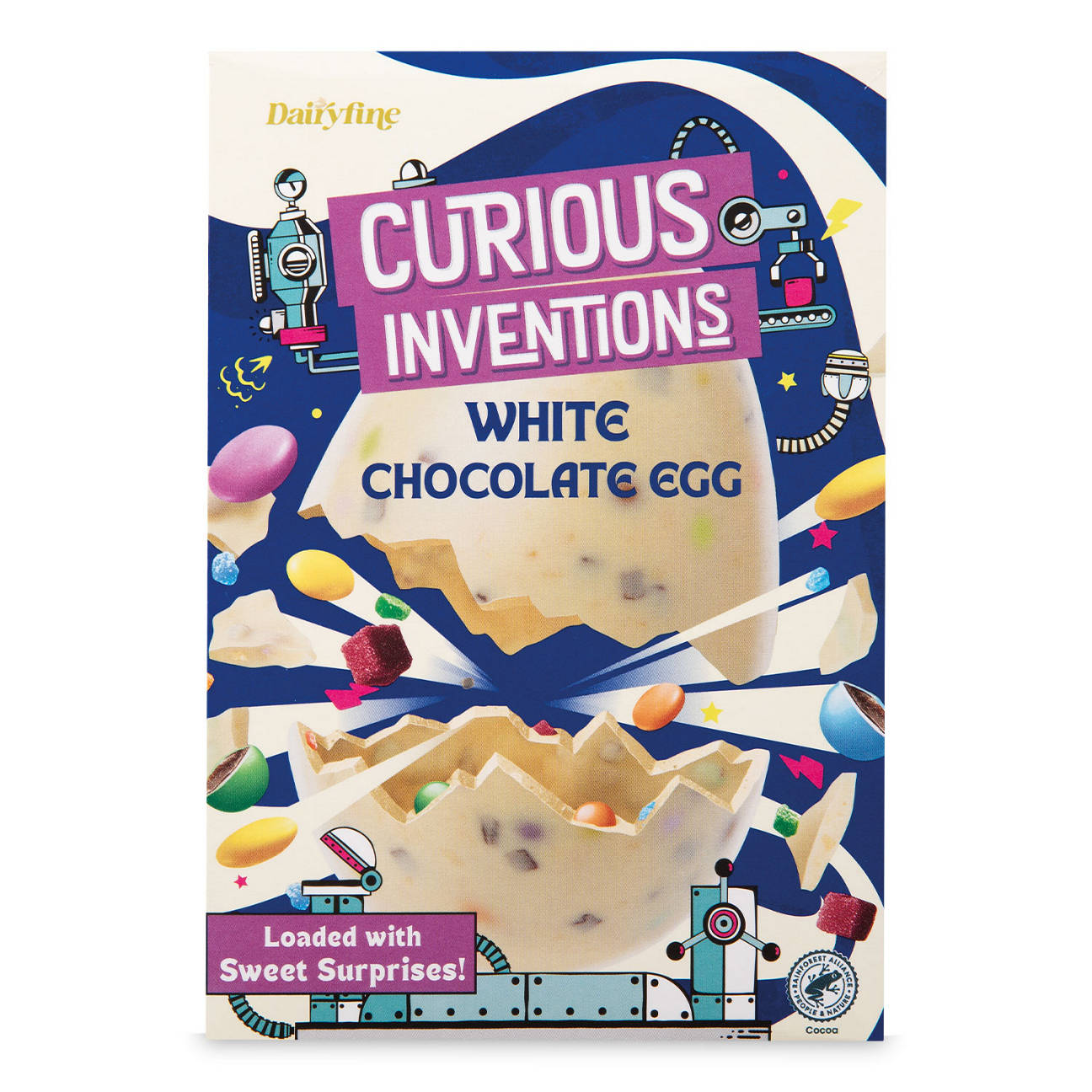 Curious Inventions White Chocolate Egg | ALDI UK