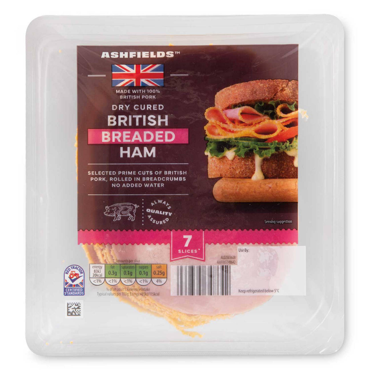 British Dry Cured Breaded Ham 7 Slices | ALDI UK