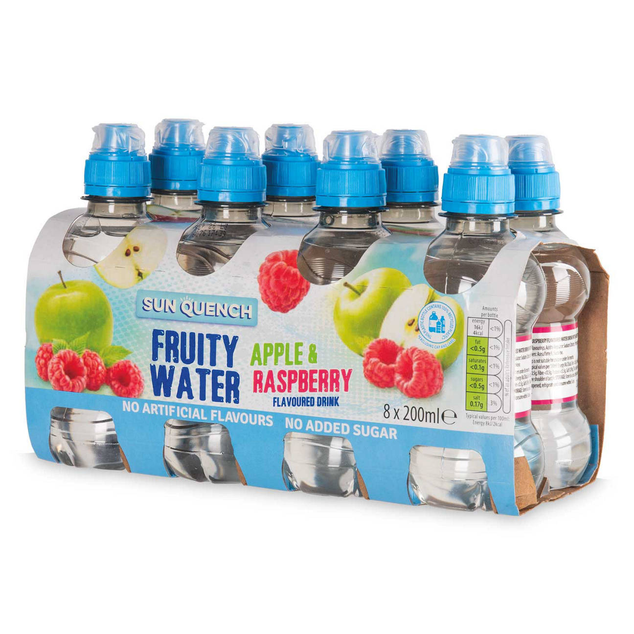 Apple & Raspberry Fruity Water Drink 8 Pack | ALDI UK