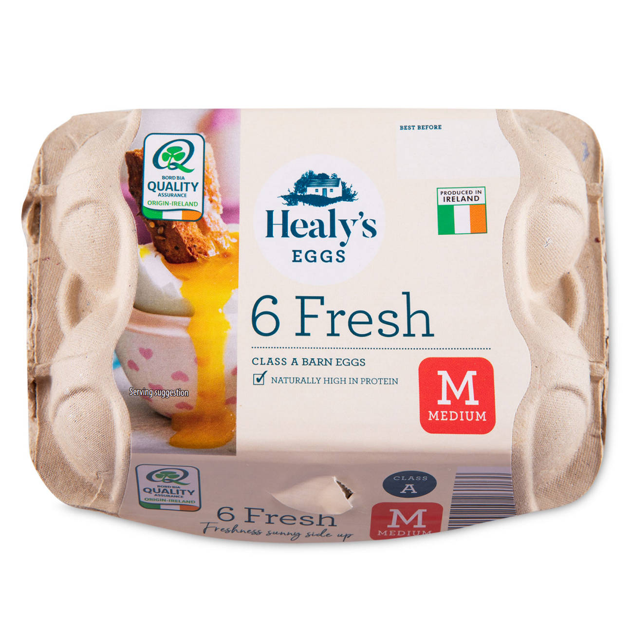 Medium Fresh Eggs 6 Pack | ALDI IE