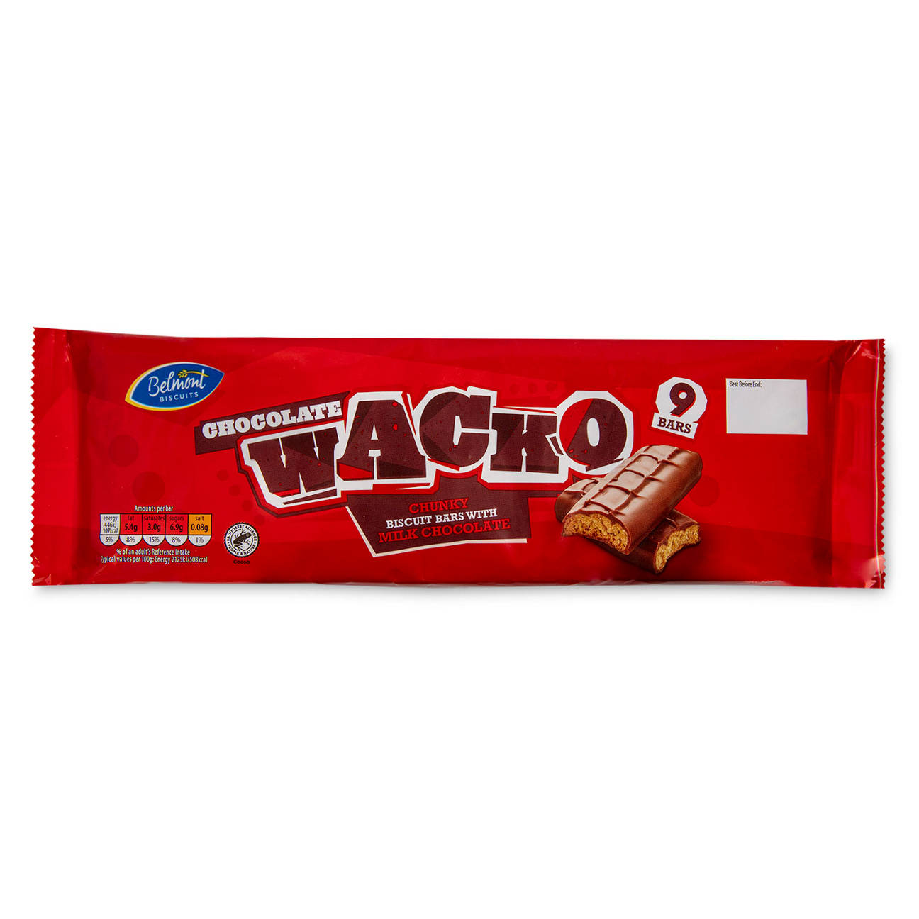 Chocolate Wacko Biscuit Bars 9 Pack | ALDI UK