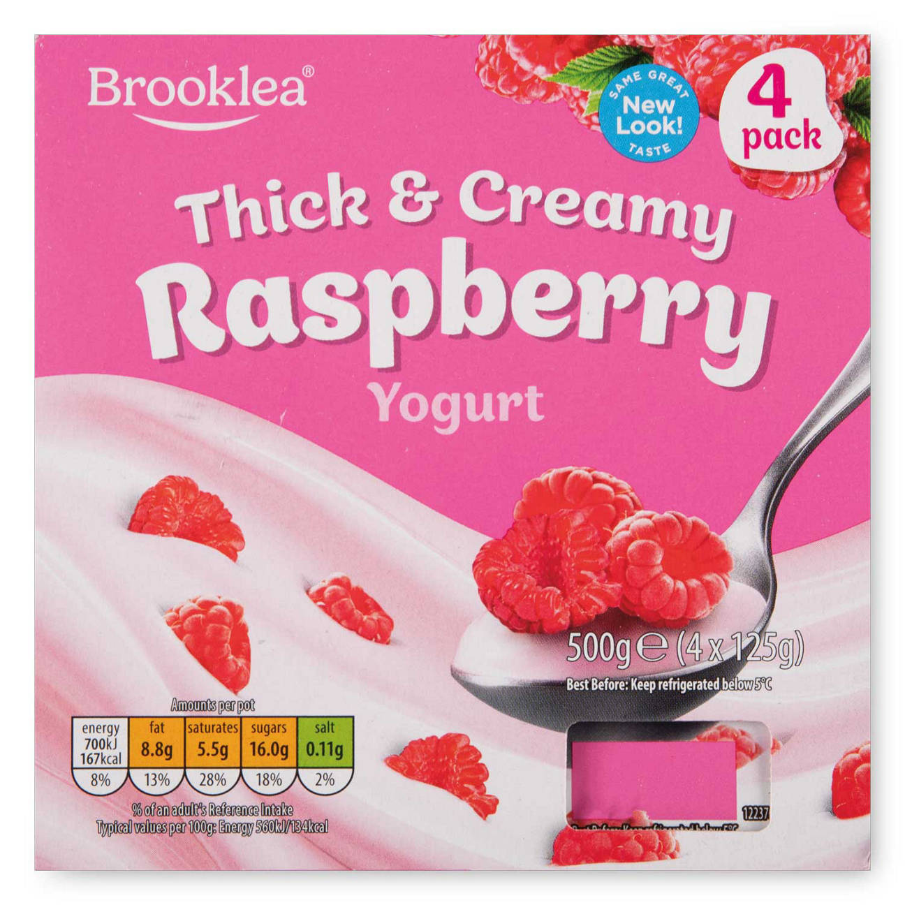 Raspberry Thick & Creamy Yogurt 4 Pack | ALDI UK