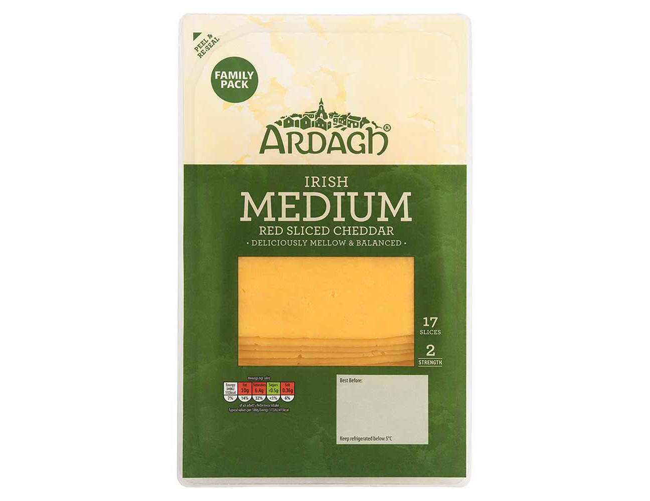 Medium Sliced Irish Red Cheddar | ALDI IE