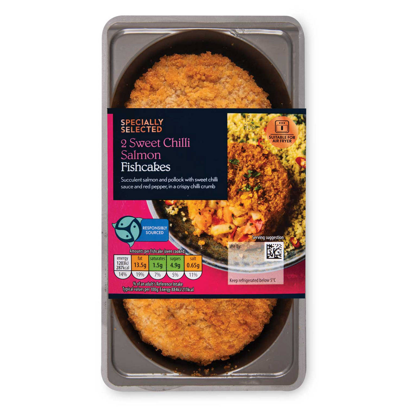 Cod & Chorizo Fishcakes 2 Pack | ALDI UK