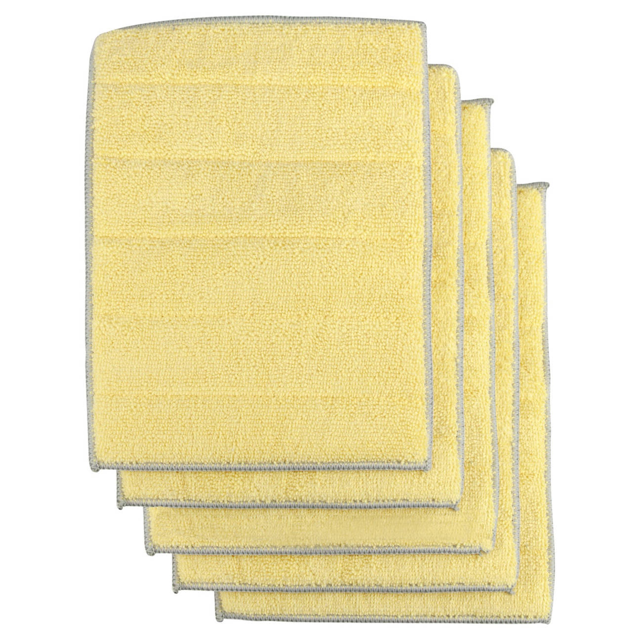 Anti-Fett-Pad 5er-Pack, Gelb-Grau