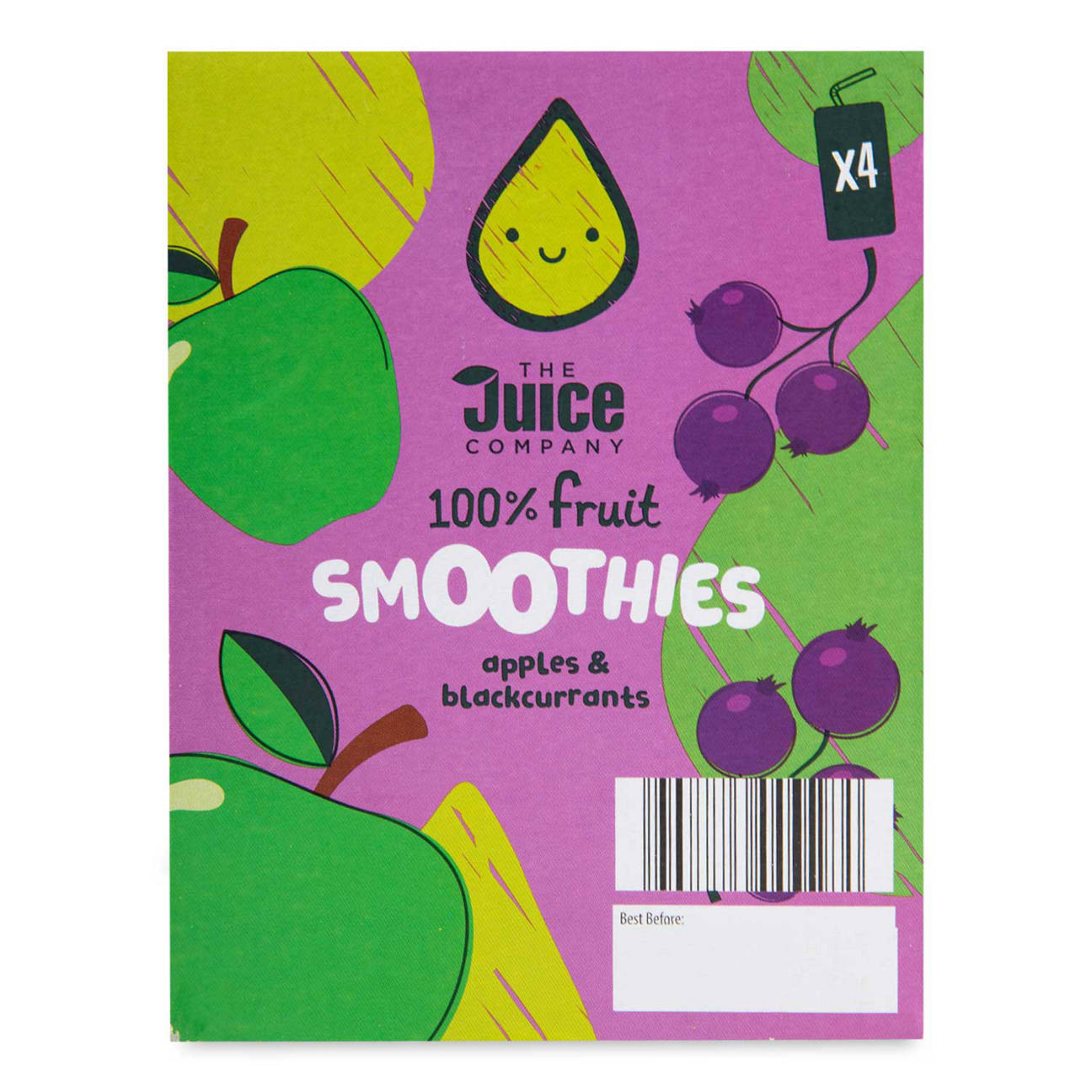 Apple & Blackcurrant Kids Smoothies 4 Pack | ALDI UK