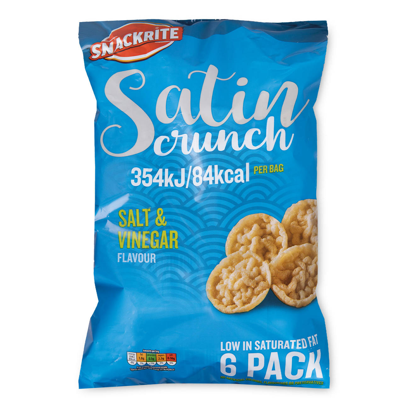Salt & Vinegar Flavour Satin Crunch 6 Pack | ALDI IE