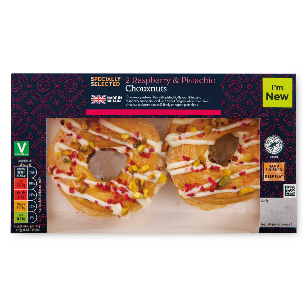 Raspberry & Pistachio Summer Chouxnuts 2 Pack | ALDI UK