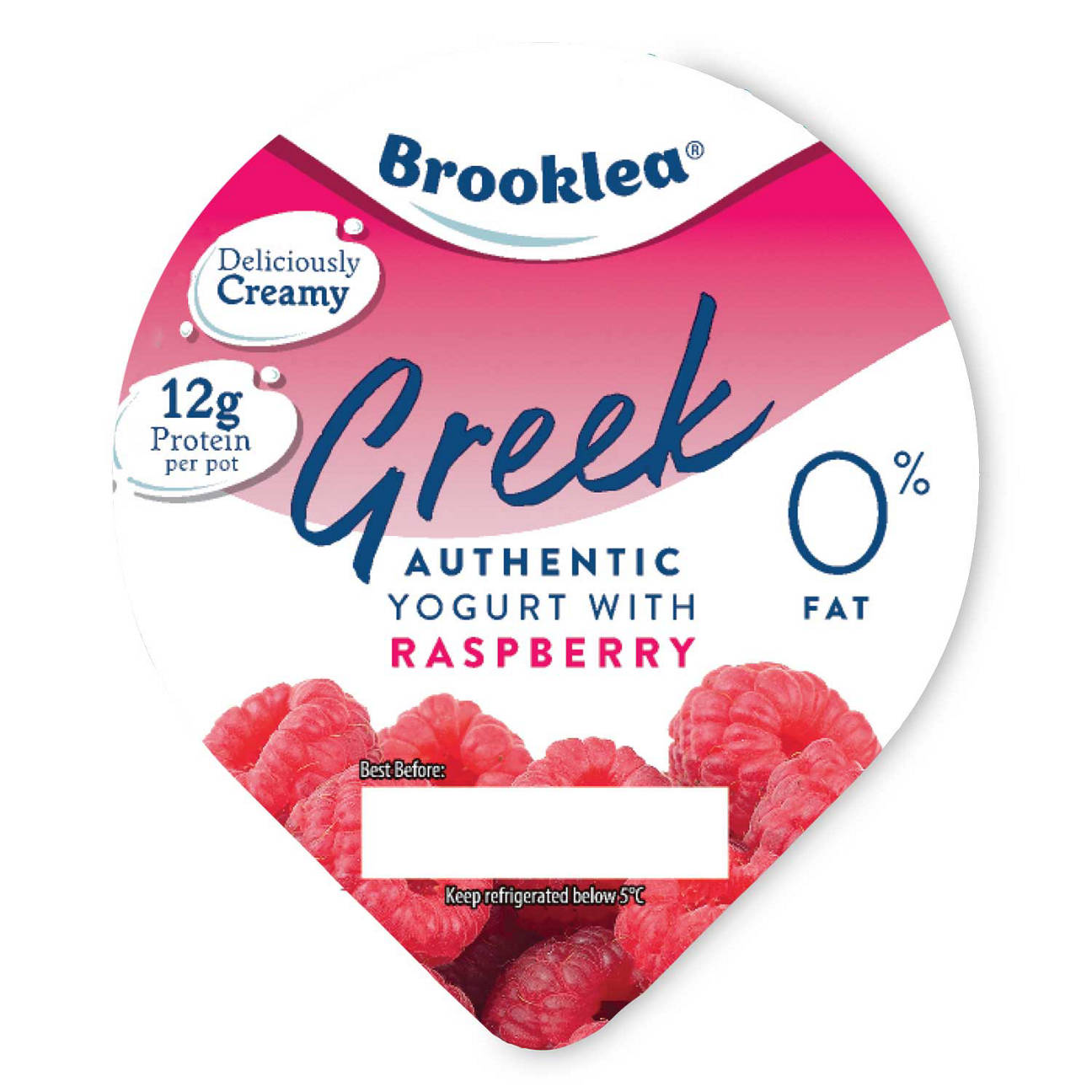 Raspberry Flavoured Authentic Greek Yogurt | ALDI UK
