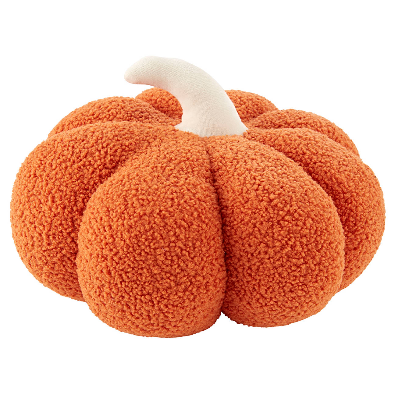 Herbst-Kissen, Boucle, Orange