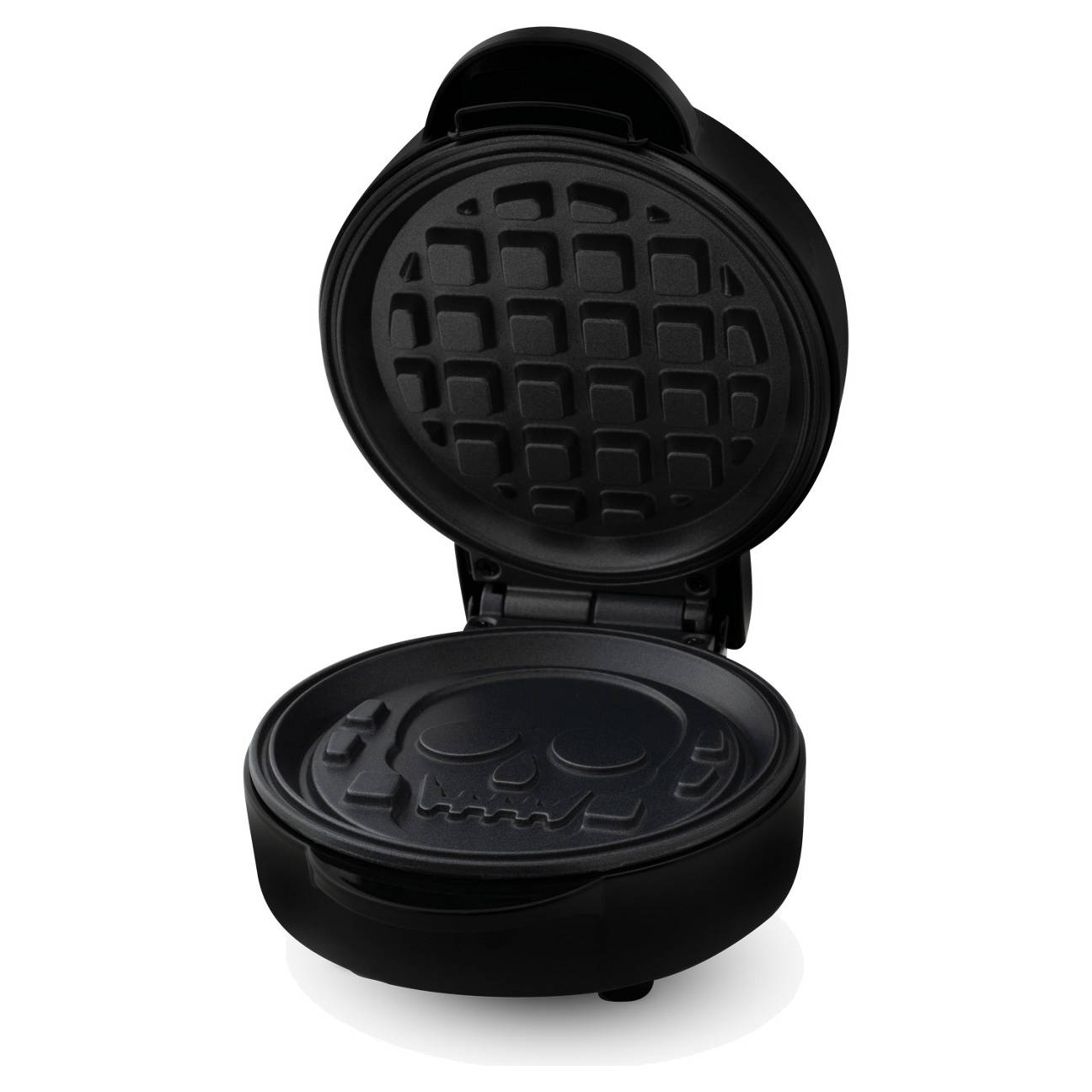 Mini-Waffeleisen, Schädel Schwarz