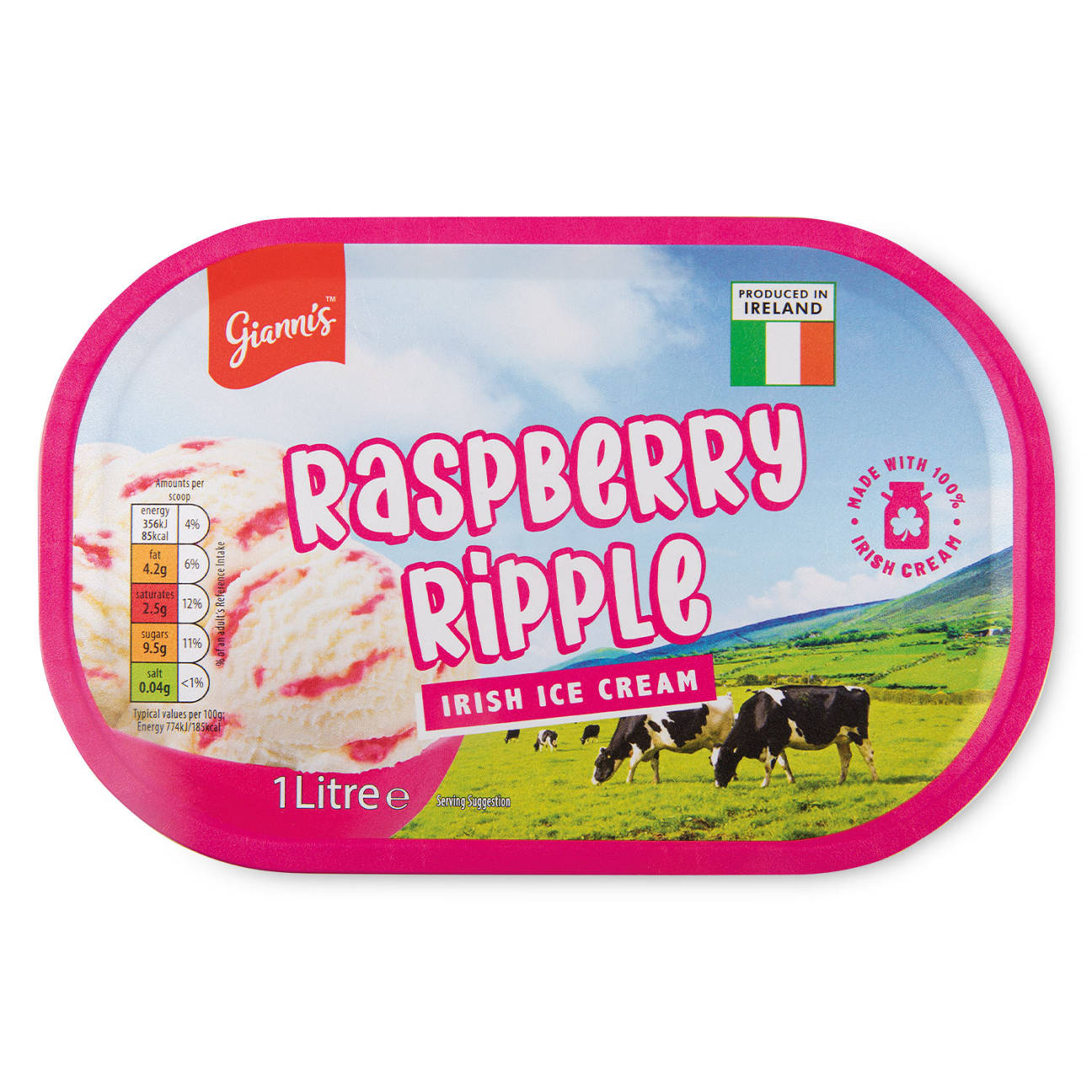 Raspberry Ripple Ice Cream | ALDI IE