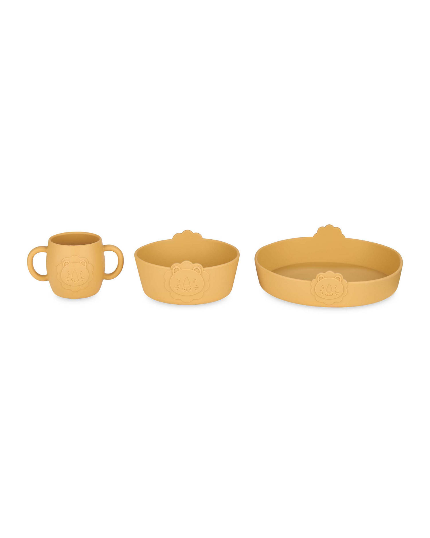Silicone Tableware Dining Set - Lion, Elephant or Dinosaur