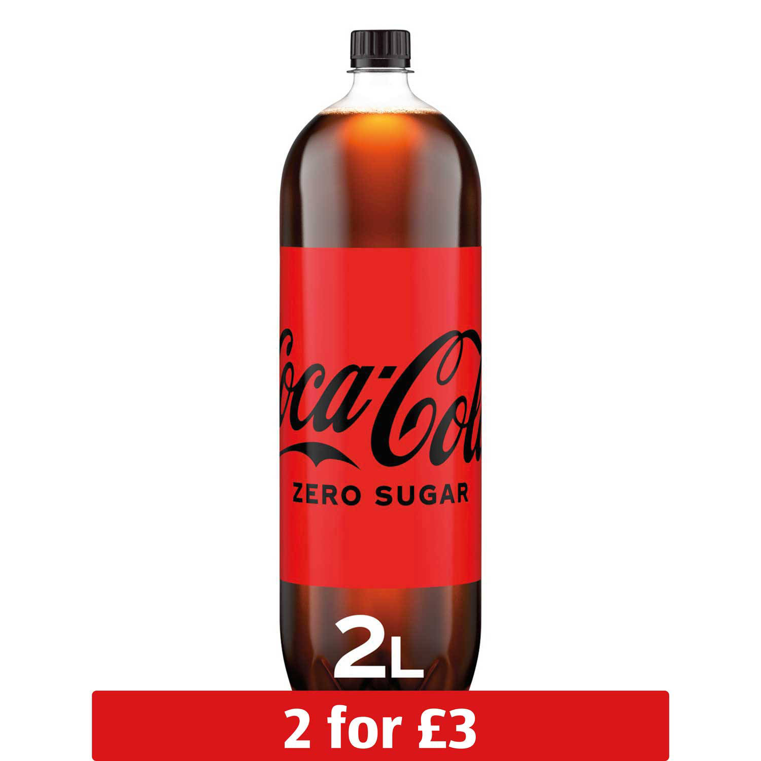 Coca-Cola Zero Sugar Soft Drink 2 Litre