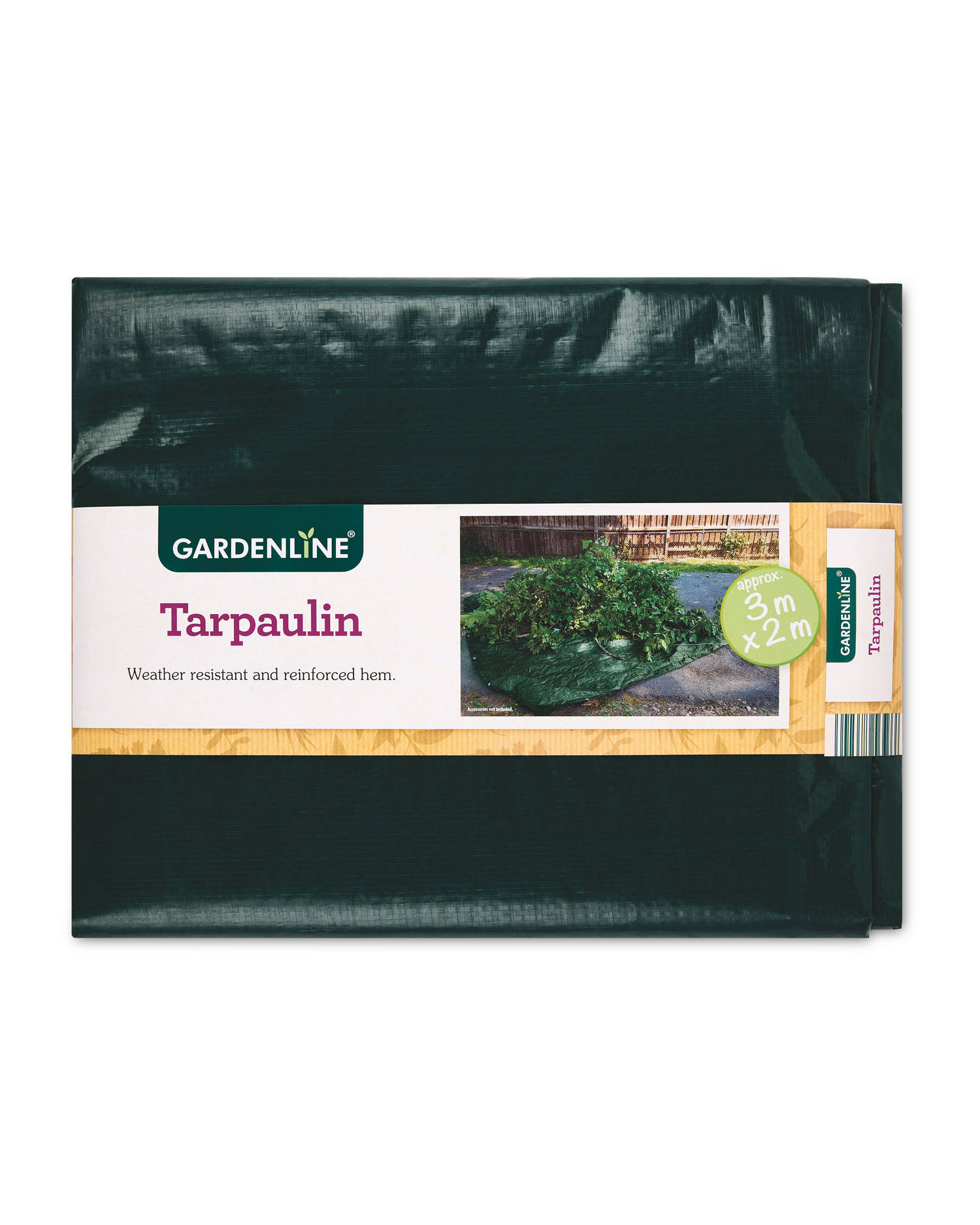 Gardenline Tarpaulin Weed Control Ground Cover 3 x 2m