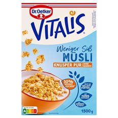 Vitalis 1,5 kg weniger süß Knusper pur