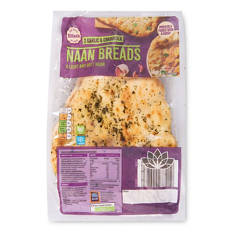 Garlic & Coriander Naan Breads