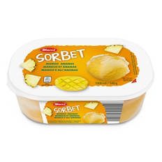Sorbet Eis, Ananas Mango